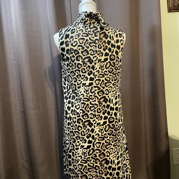 New without tags. Alex Marie Sleeveless Leopard Print Dress - Picture 4 of 11